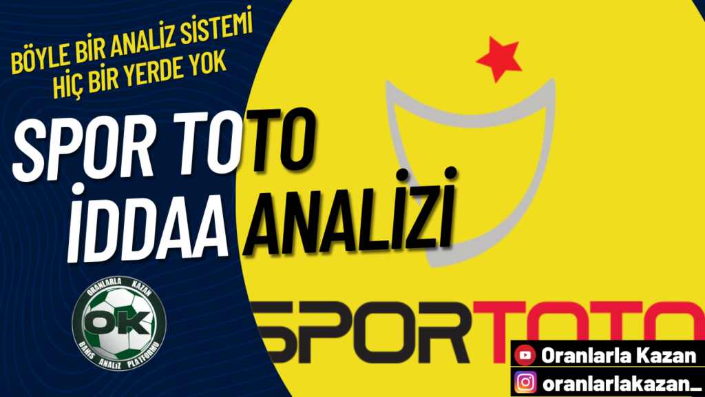 Spor toto iddaa analiz programı